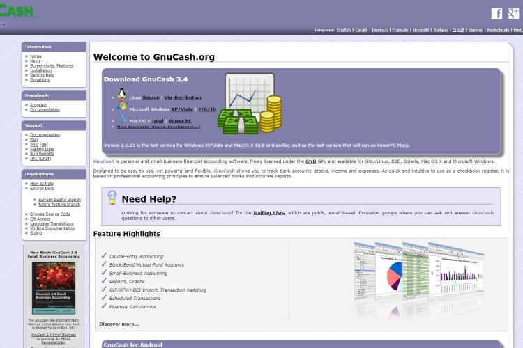 Accounting Software GnuCash