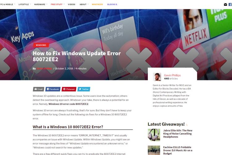Windows Update Troubleshooting