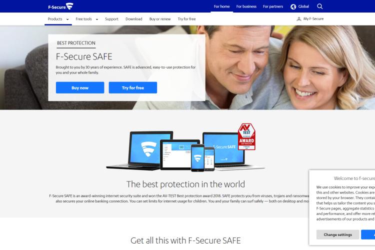 F-Secure Antivirus     SAFE 