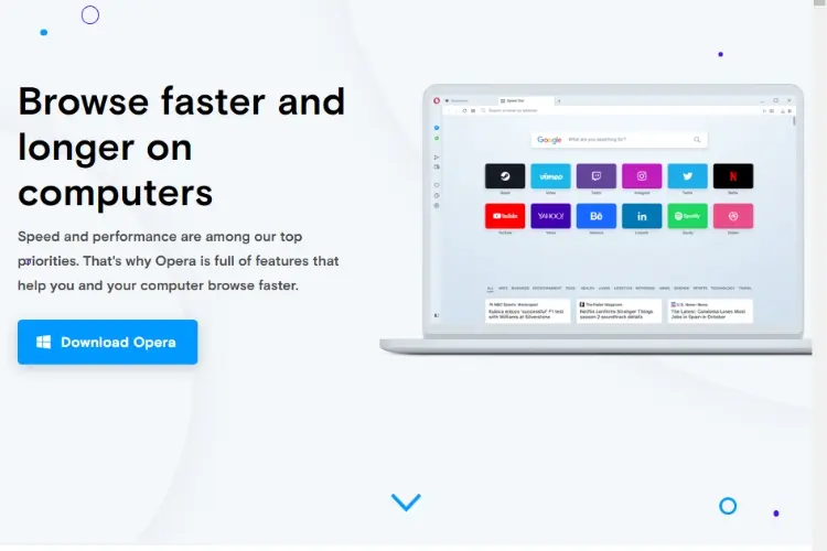 Opera Web Browser for Windows
