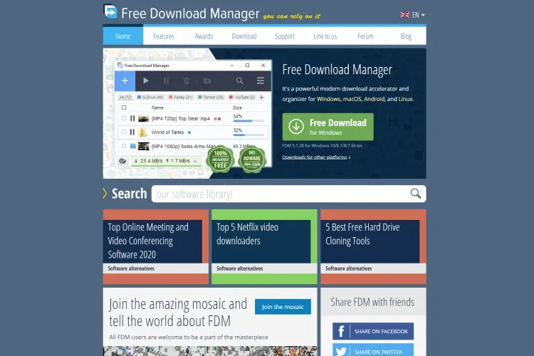 Free Download Manager