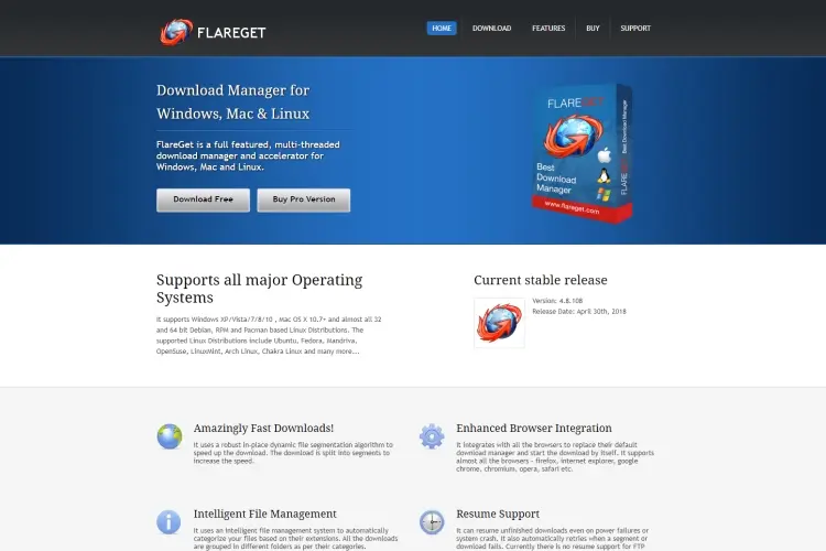 FlareGet DownloadManager